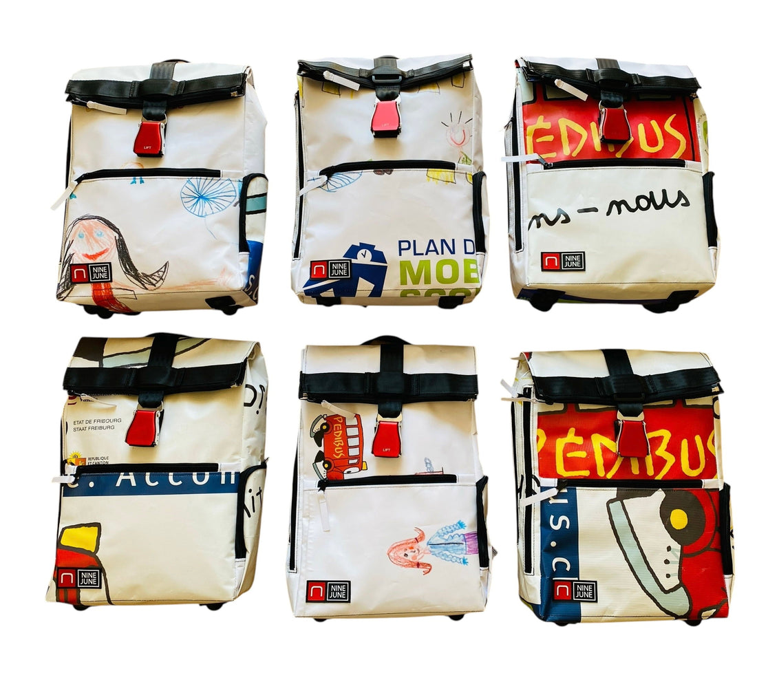 Projet d’upcycling des bâches de Pédibus